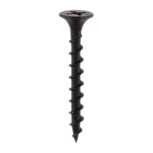 3.5 x 25 Coarse Drywall Screw PH2 - BLK