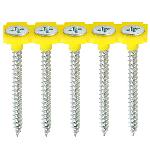 3.5 x 32 Collated Fine Thread Drywall Screw - BZP