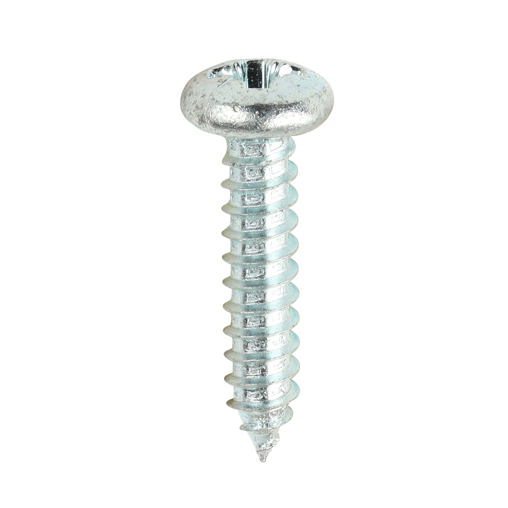 10 x 1 Self-Tapping Screws PZ2 PAN Zinc