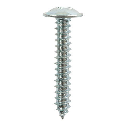 8 x 1/2 Self-Tapping Screw PZ2 FLG - BZP