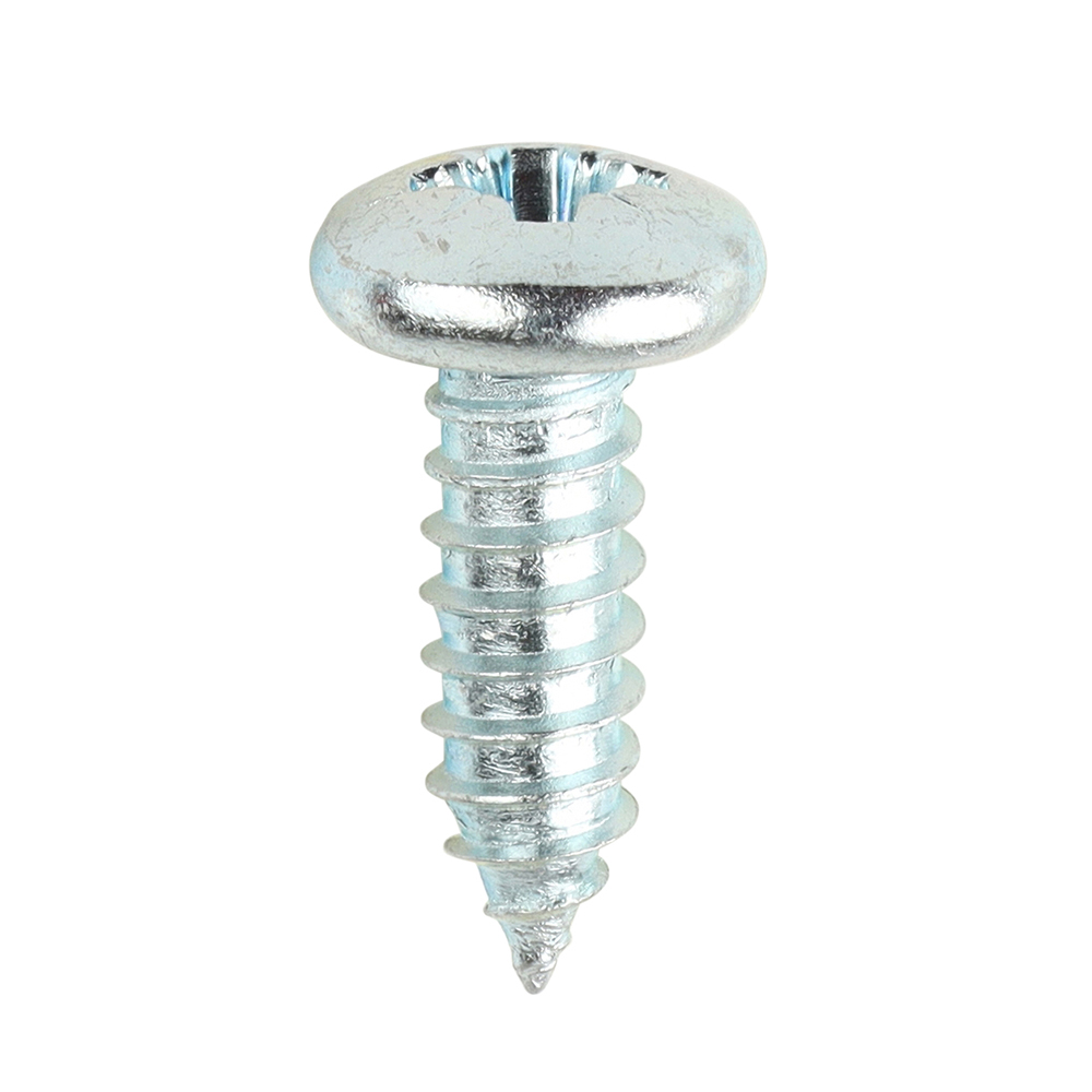 14 x 3/4 Metal Tapping Screws - PZ - Pan - Self-Tapping - Zinc