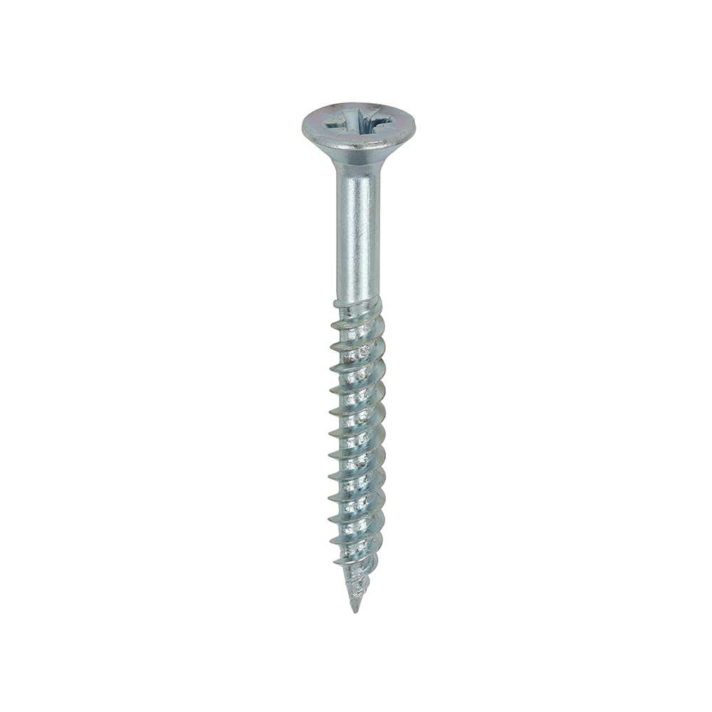 8 x 1 1/2 Twin Woodscrew PZ2 CSK - BZP