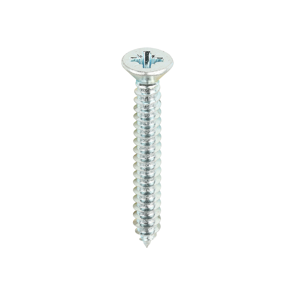 8 x 1 1/4 Self-Tapping Screws PZ2 CSK - Zinc