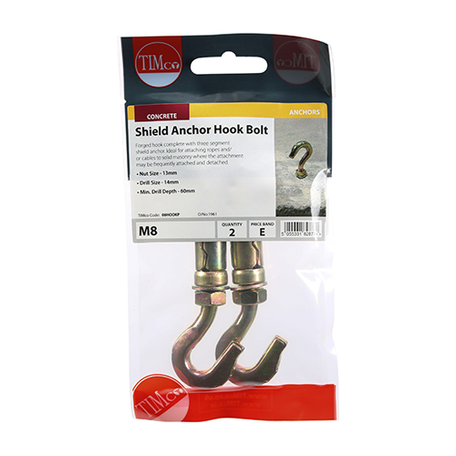 M8 Shield Anchor Hook - ZYP