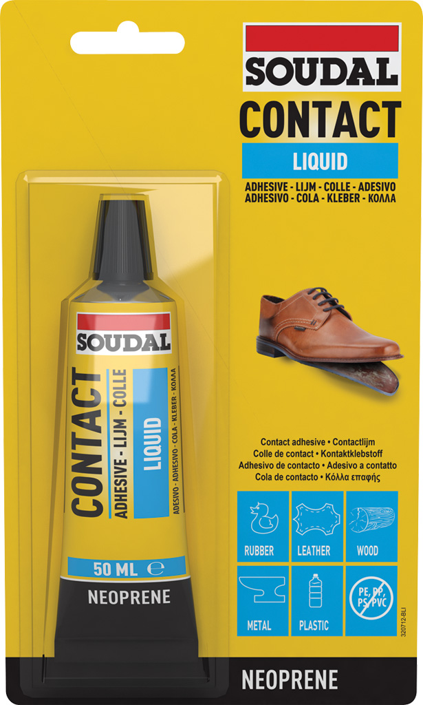 CONTACT ADHESIVE LIQUID YELLOW 50ML