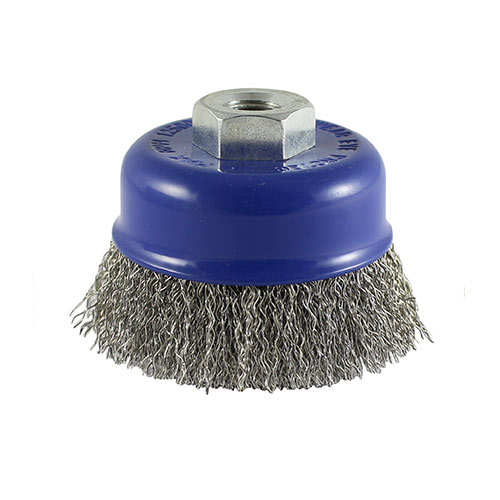 100mm Grinder Crimp SS Cup Brush