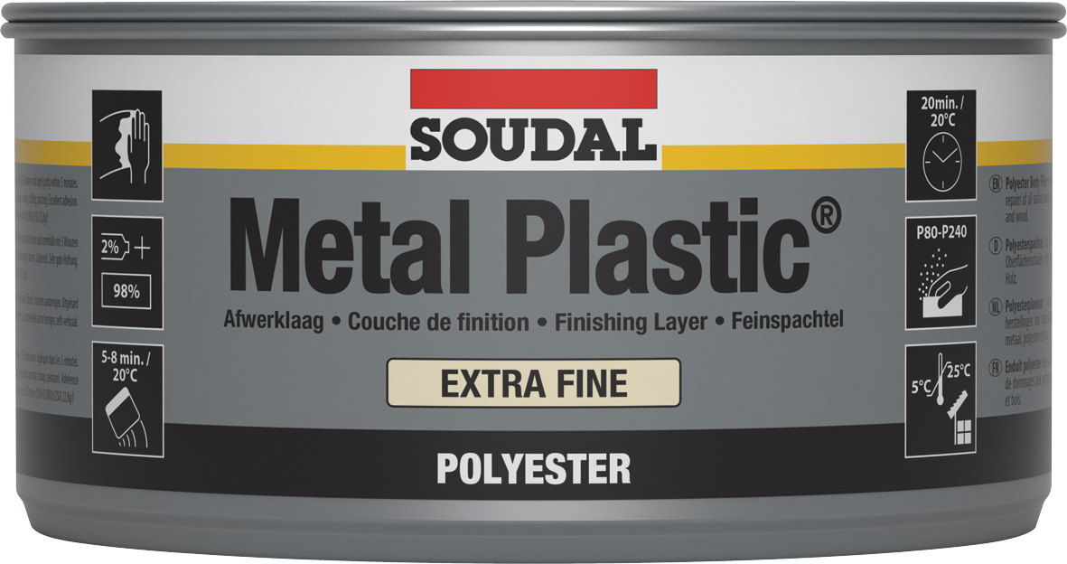 METAL PLASTIC EXTRA FINE WHITE 1KG