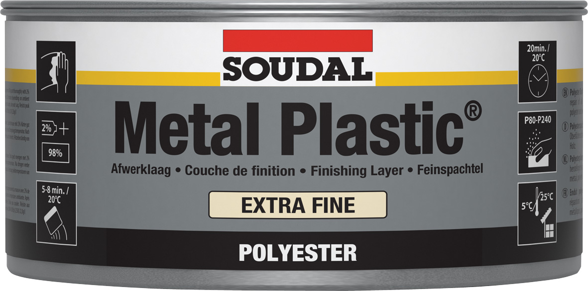METAL PLASTIC EXTRA FINE - White - 2KG
