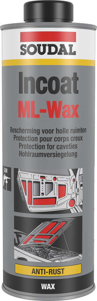 INCOAT ML WAX GUN CLEAR 1L