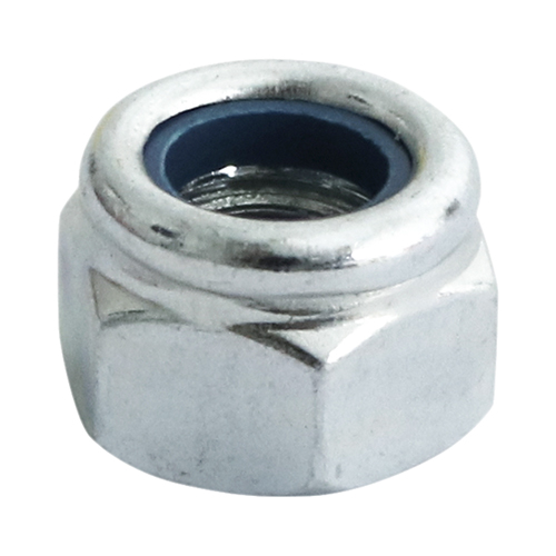 M10 P Nylon Nut DIN 982 - BZP