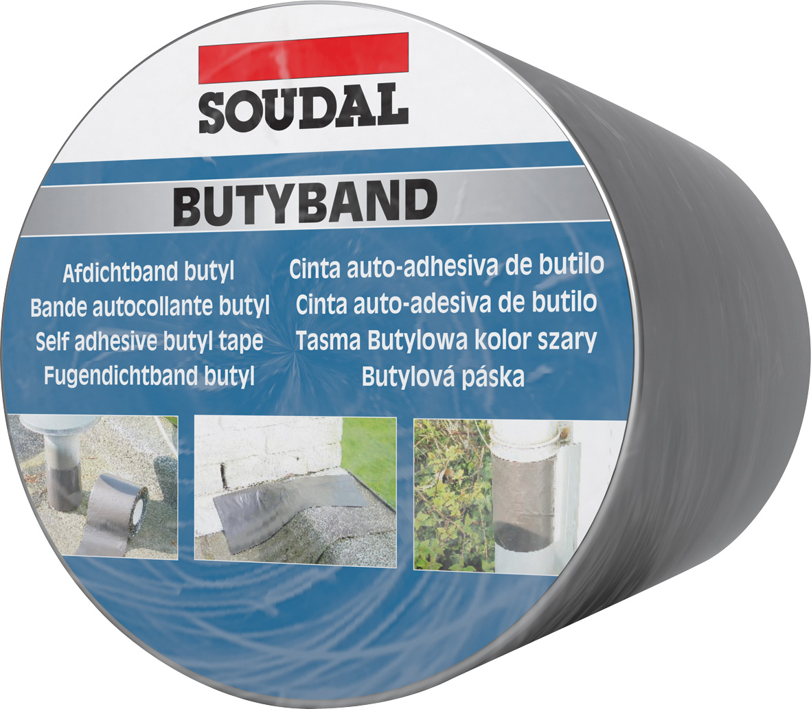 BUTYBAND BUTYL FLASHING TAPE ALUMINIUM 150MM X 10M