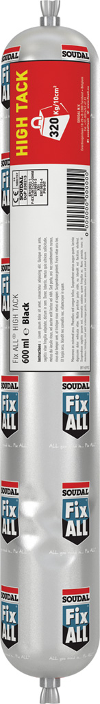 FIX ALL HIGH TACK BLACK 600ML