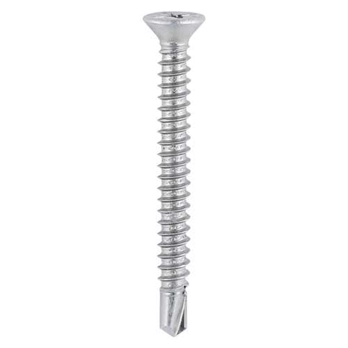 3.9 x 16 Self Drill PVC Screw RIB CSK -S/S