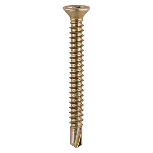 3.9 x 19 Self Drill PVC Screw RIB CSK -ZYP