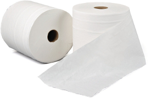 TISSUE ROLLS WHITE 190mm x 150m