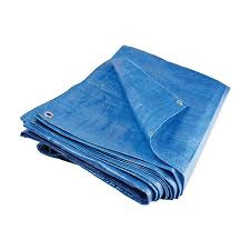 TARPAULIN - HEAVY DUTY BLUE/WHITE 9ft x 12ft