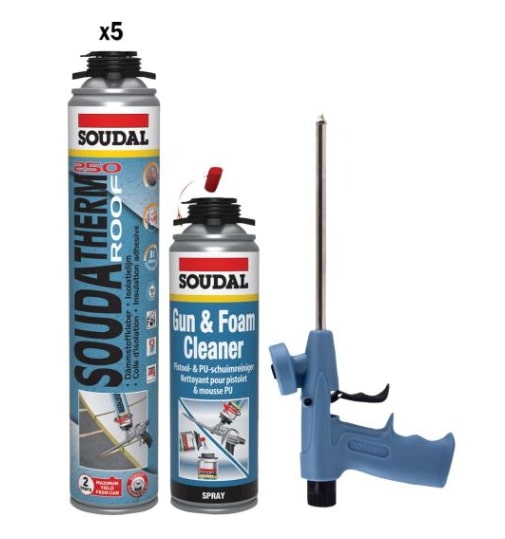 SOUDATHERM ROOF 250 COMBI-BOX APPLICATOR PACK