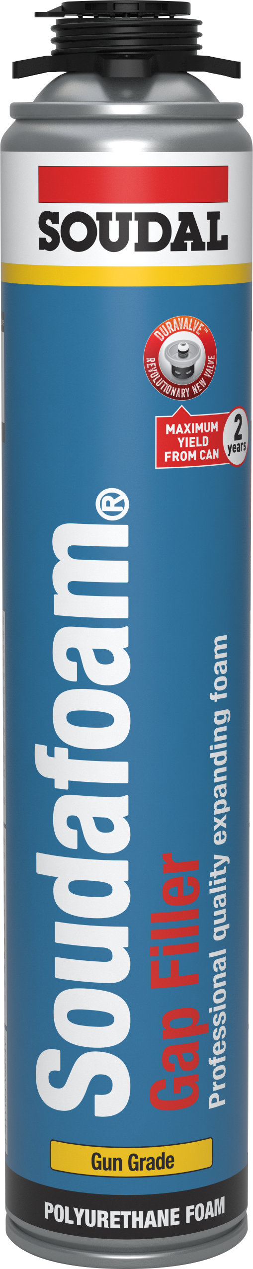 SOUDAFOAM GAP FILLER GUN GRADE 750ML