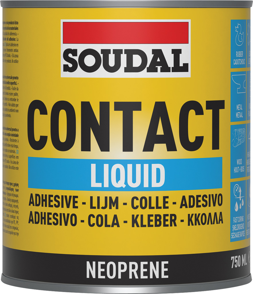 44A CONTACT ADHESIVE LIQUID YELLOW 750ML