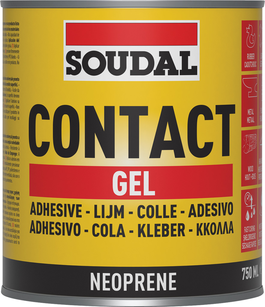 46A CONTACT ADHESIVE GEL YELLOW 750ML