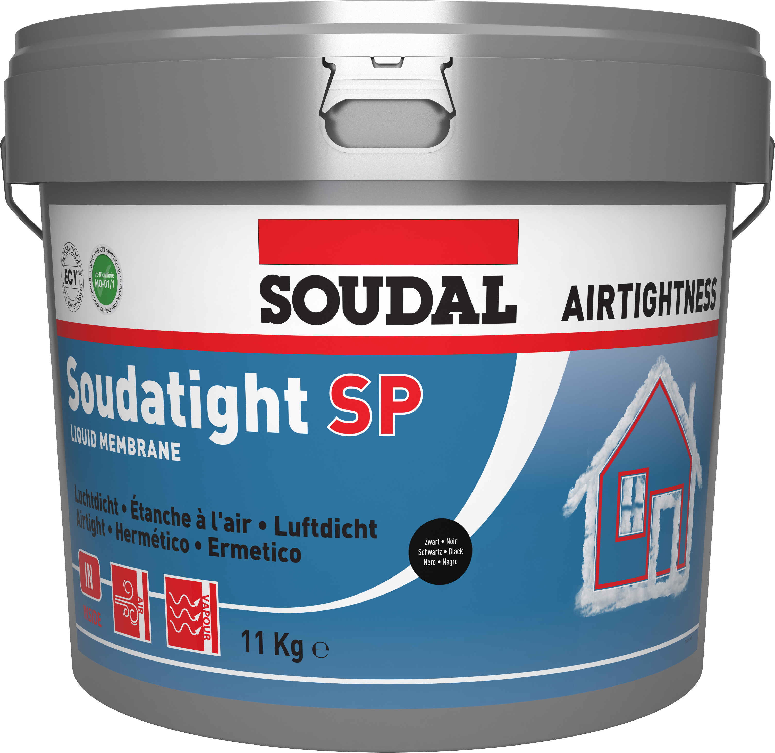 SOUDATIGHT SP SPRAYABLE BLACK 11KG