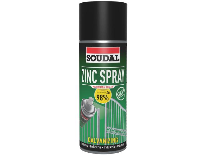 SOUDAL ZINC SPRAY 98% ACRYLIC 400ml