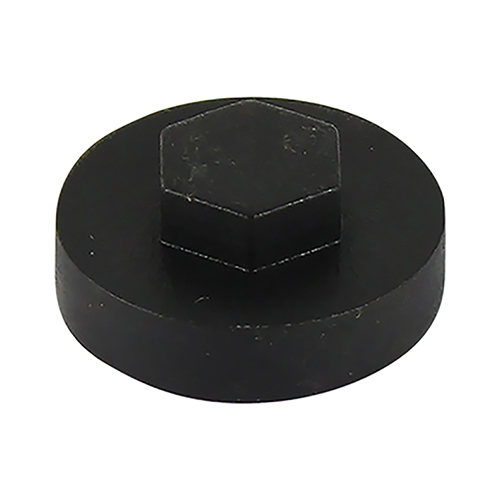 16mm Hex Cover Caps - Black