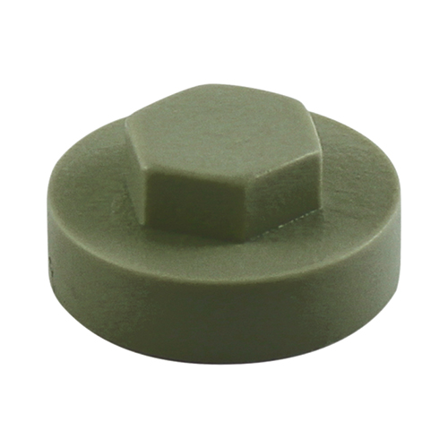 16mm Hex Cover Caps - Svelte Grey