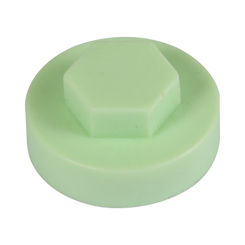 16mm Hex Cover Caps - Eau de Nil