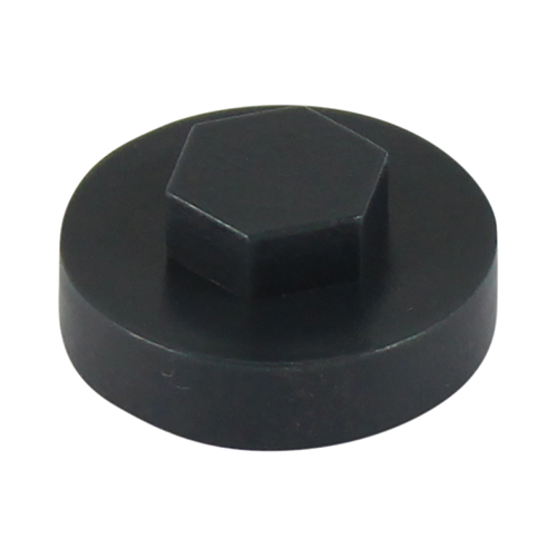 16mm Hex Cover Caps - Raven Slate Bl