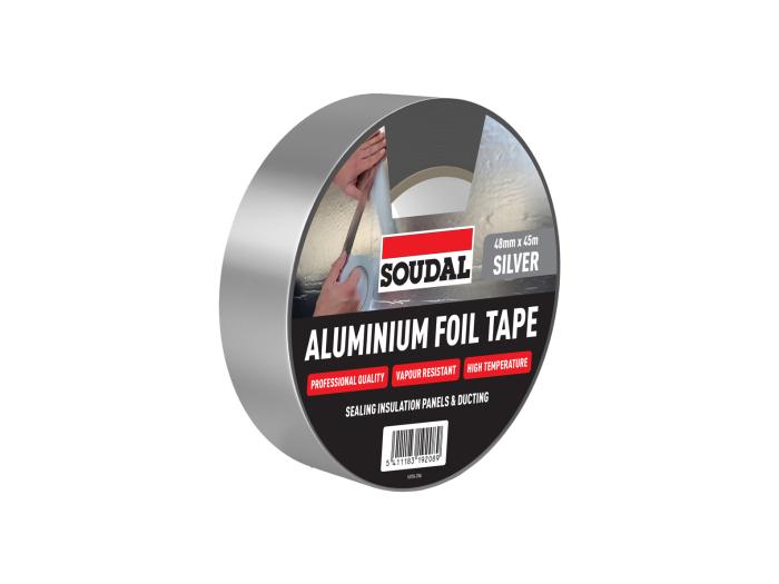 ALUMINIUM FOIL TAPE Silver 48mm x 45m