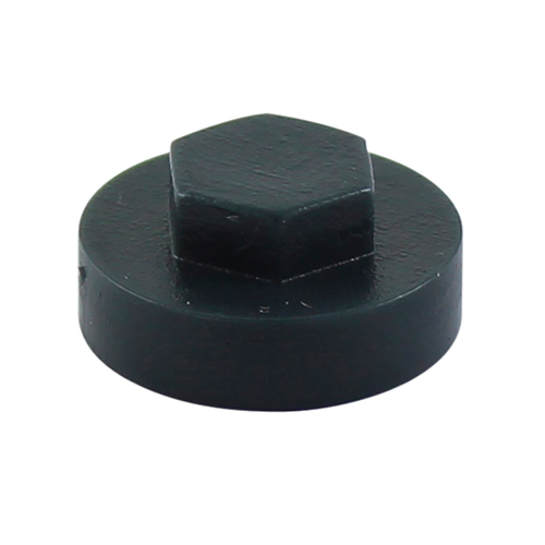 16mm Hex Cover Caps - Anthracite