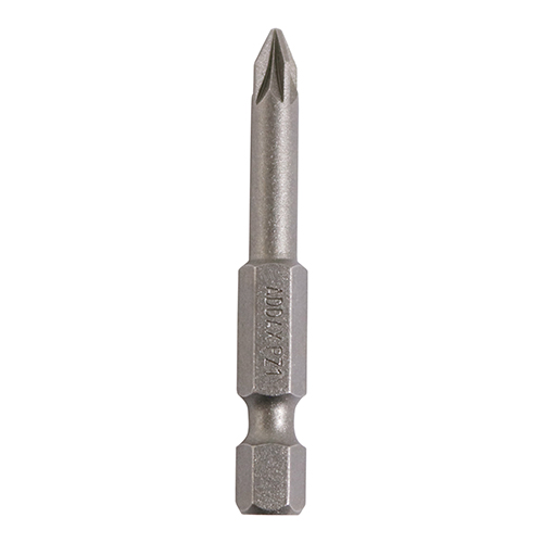 No.1 x 50 Pozi Driver Bit - S2 Grey