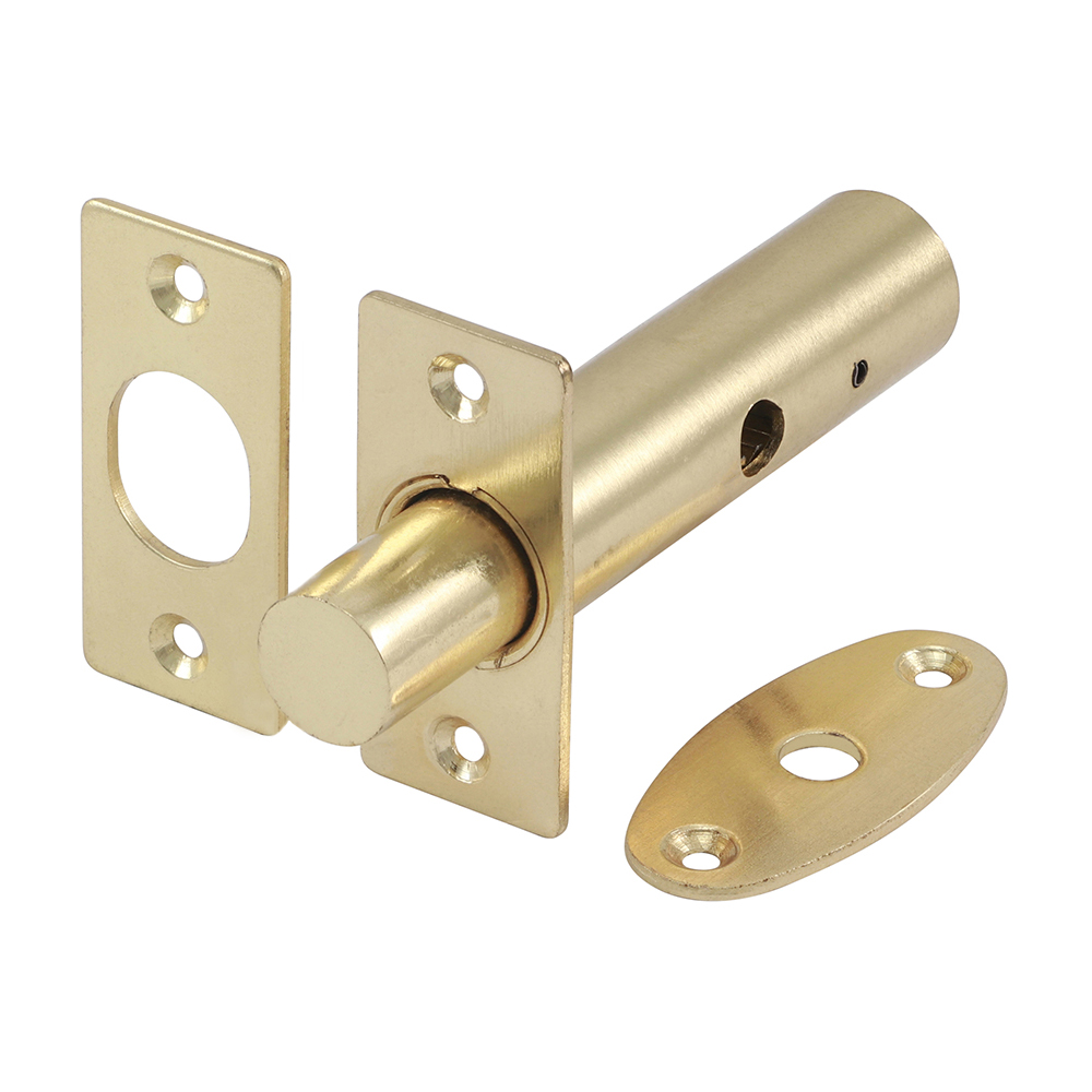 60mm Door Rack Bolts - Electro Brass