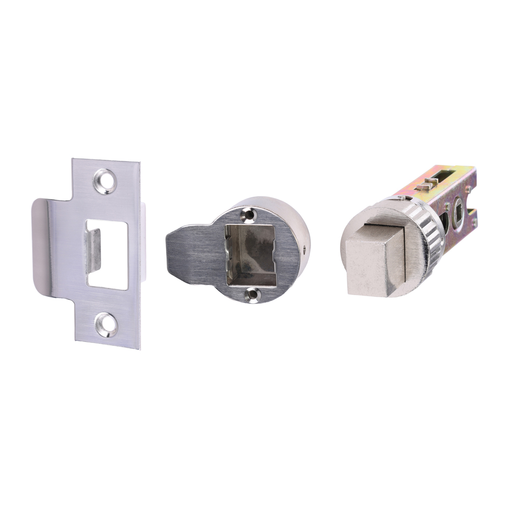 64mm Case / 45mm Backset QuickFit Round Deadbolt - Nickel