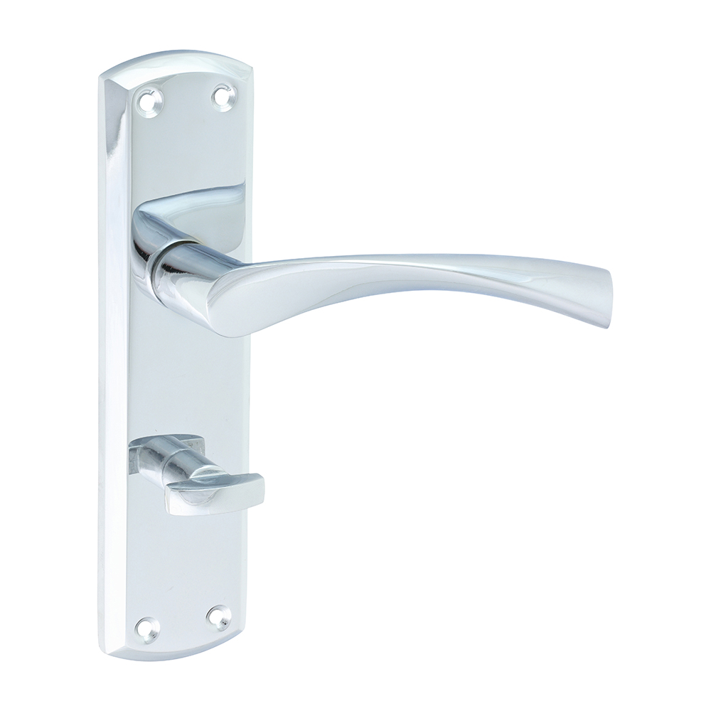 175 x 45 Zeta Bathroom Handles - Polished Chrome