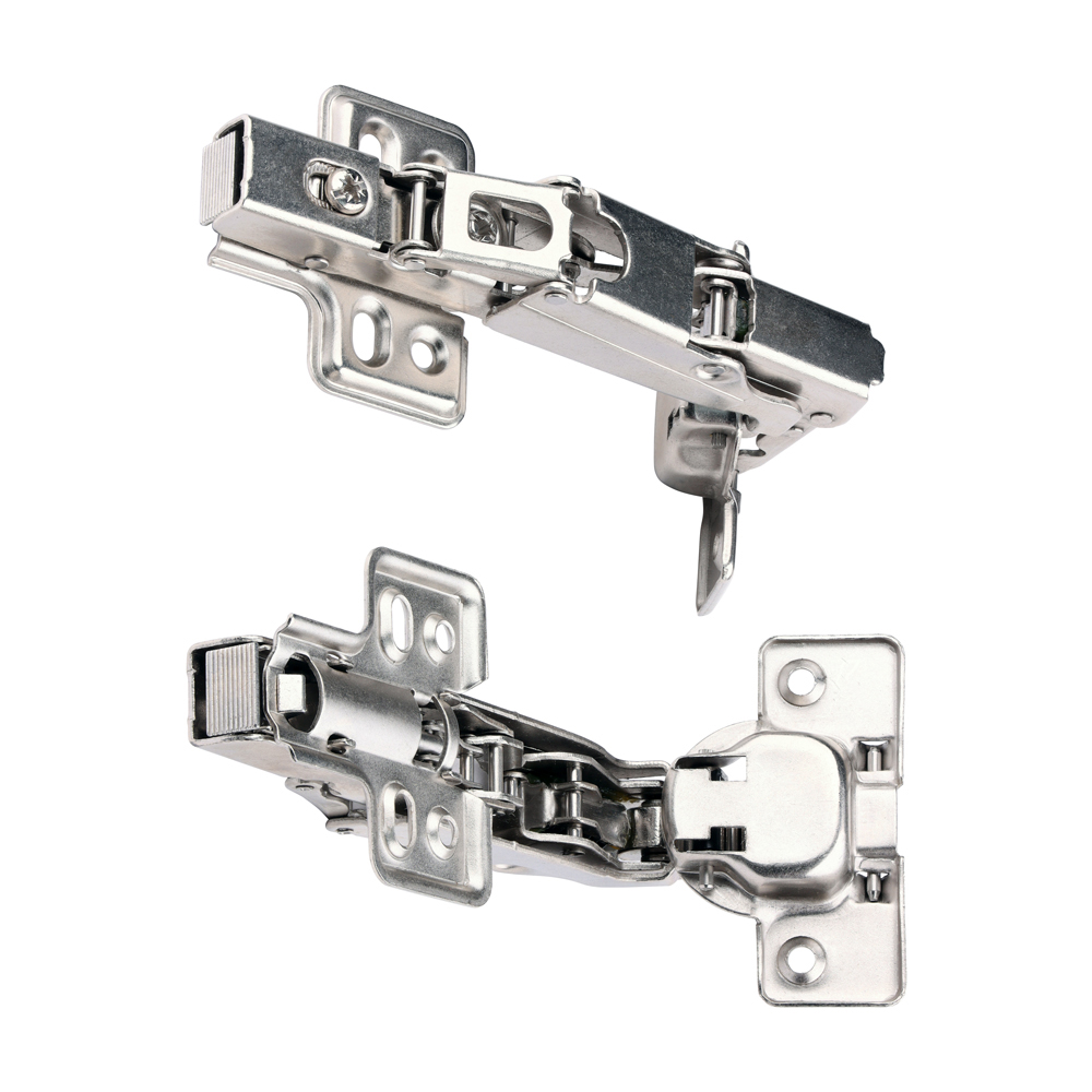 170 Degree Clip-On Cabinet Hinges - Nickel (NKL)