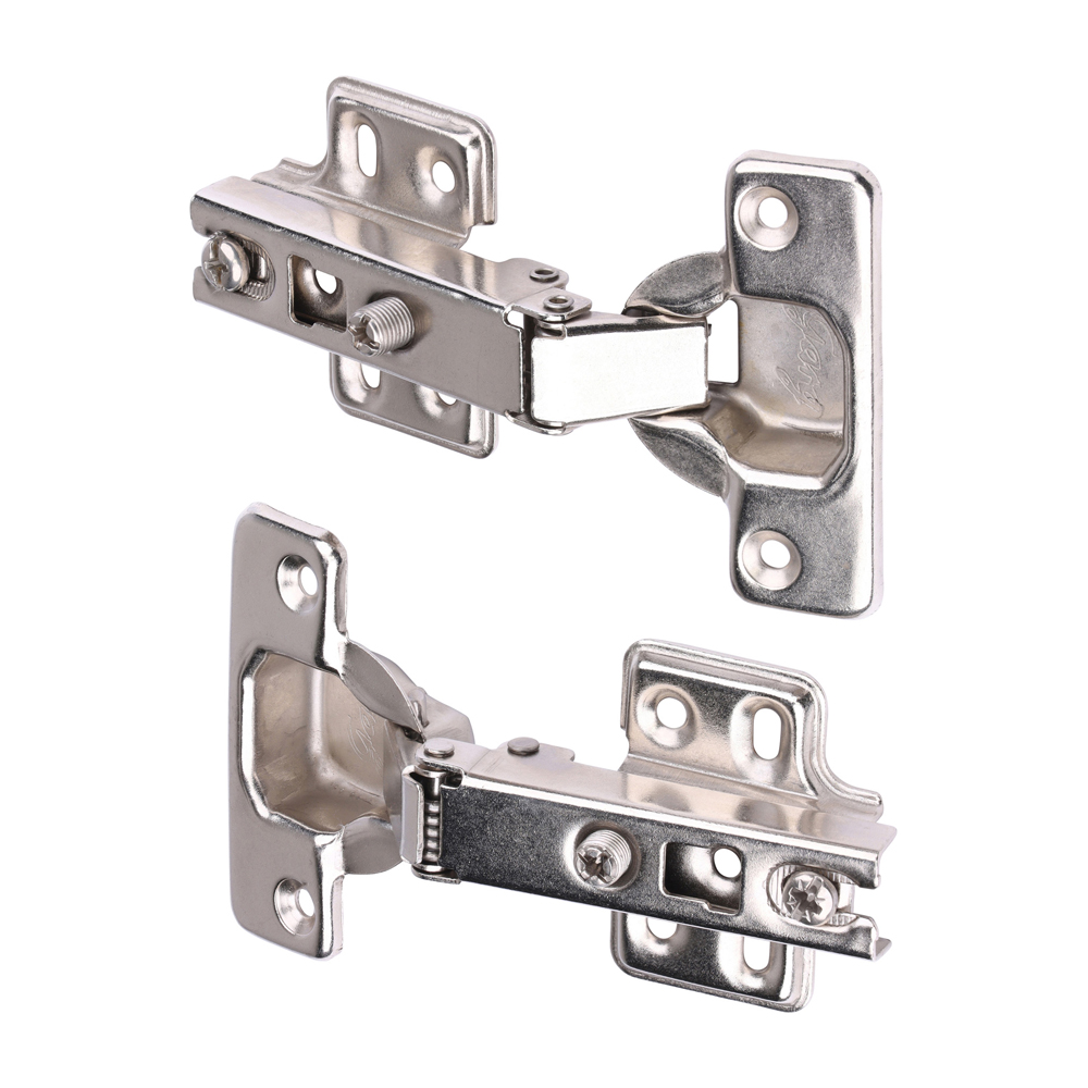 90 Degree Cabinet Hinges - Nickel