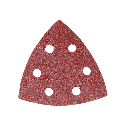 95 x 95mm Delta Sanding Pads - 60 Grit - Red