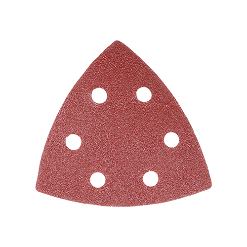 95 x 95mm (80/120/180) Delta Sanding Pads - Mixed - Red