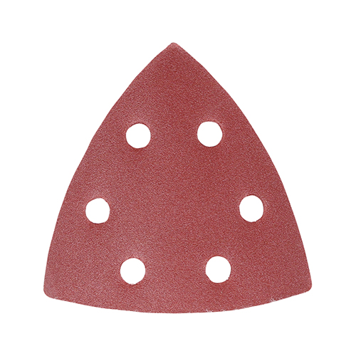 95 x 95mm Delta Sanding Pads - 180 Grit - Red