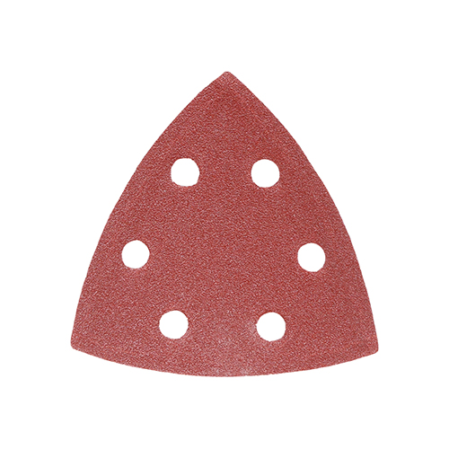 95 x 95mm Delta Sanding Pads - 120 Grit - Red