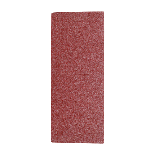 93 x 230mm 1/3 Sanding Sheets - 60 Grit - Red - Unpunched