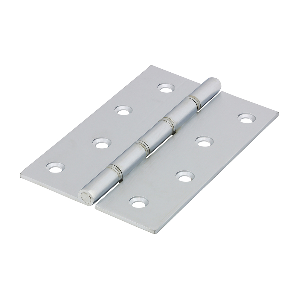 102 x 67 Double Steel Washered Hinge - Satin Chrome