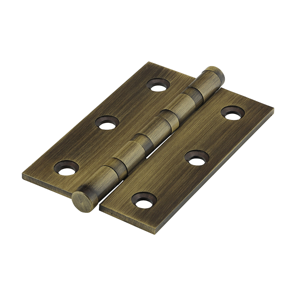 76 x 50 Perform Ball Race Hinge Antique Brass