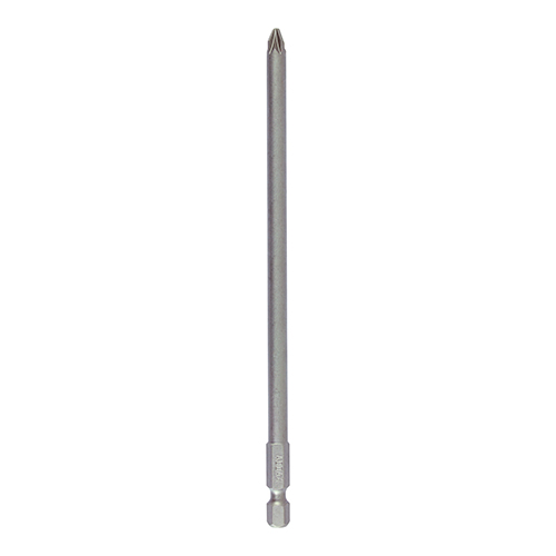 No.2 x 150 Pozi Driver Bit - S2 Grey