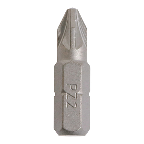 No.2 x 25 Pozi Driver Bit - S2 Grey