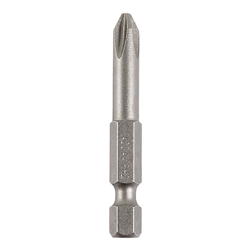 No.2 x 50 Phillips Driver Bit - S2 Grey