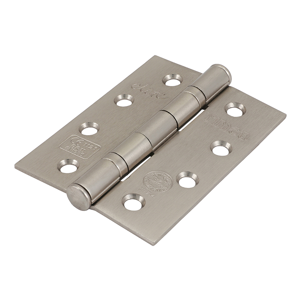 102 x 76 x 2.6 Grade 11 Fire Door Hinges - Satin Nickel