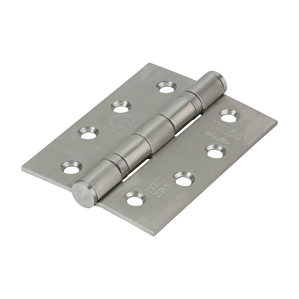 101 x 76 x 3 Grade 13 Fire Door Hinges - Satin Stainless Steel